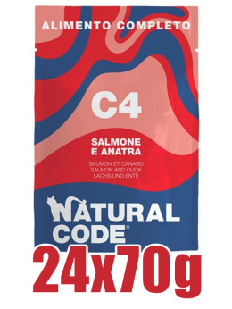 Natural Code - C4 - ŁOSOŚ Z KACZKĄ - Zestaw 24 x 70g