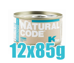 Natural Code - Tonno Kitten - TUŃCZYK - Zestaw 12 x 85g