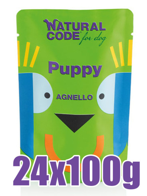 Natural Code - Puppy - JAGNIĘCINA i ZIEMNIAKI - Zestaw 24 x 100g