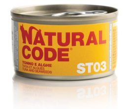 Natural Code - ST03 - TUŃCZYK I ALGI - Zestaw 12 x 85g