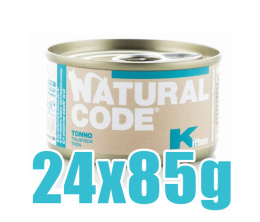 Natural Code - Tonno Kitten - TUŃCZYK - Zestaw 24 x 85g