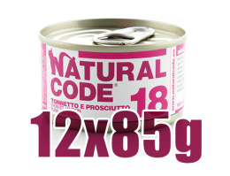 Natural Code - 18 - TUŃCZYK i SZYNKA - Zestaw 12 x 85g
