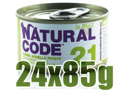 Natural Code - 21 - TUŃCZYK, JAGNIĘCINA i ZEIMNIAKI - Zestaw 24 x 85g