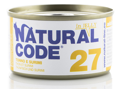 Natural Code - 27 - TUŃCZYK I SURIMI W GALARETCE - 85g