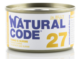 Natural Code - 27 - TUŃCZYK I SURIMI W GALARETCE - Zestaw 24 x 85g