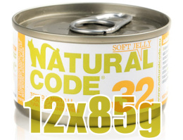 Natural Code - 32 - TUŃCZYK I ŻURAWINA W GALARETCE - Zestaw 12 x 85g