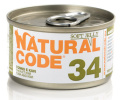 Natural Code - 34 - TUŃCZYK I KIWI W GALARETCE - Zestaw 24 x 85g