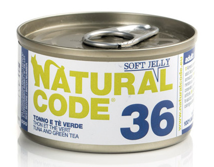 Natural Code - 36 - TUŃCZYK I ZIELONA HERBATA W GALARETCE - Zestaw 24 x 85g Natural Code - 36 - TUŃCZYK I ZIELONA HERBATA W GALARETCE - Zestaw 24 x 85g