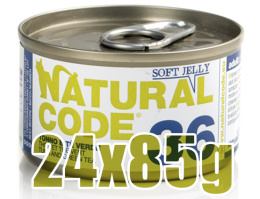 Natural Code - 36 - TUŃCZYK I ZIELONA HERBATA W GALARETCE - Zestaw 24 x 85g