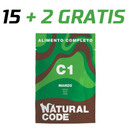 Natural Code - C1 - Monobiałkowa - WOŁOWINA - Zestaw 15+2 GRATIS