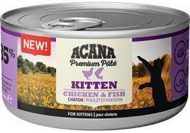 Acana - Premum Pate Kitten - KURCZAK i RYBA - 8x85g Acana - Premum Pate Kitten - KURCZAK i RYBA - 8x85g
