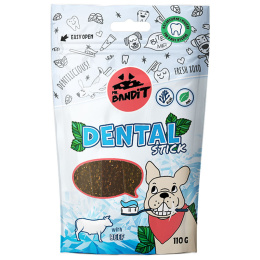 Mr. Bandit - Dental Sticks with Beef - WOŁOWINA - 110g