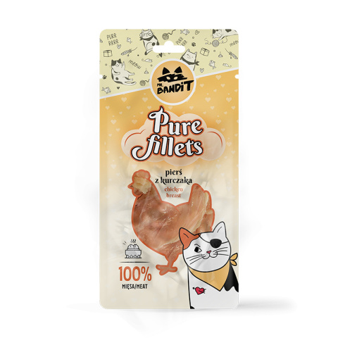 Mr. Bandit - Pure Fillets - PIERŚ Z KURCZAKA - 30g Mr. Bandit - Pure Fillets - PIERŚ Z KURCZAKA - 30g