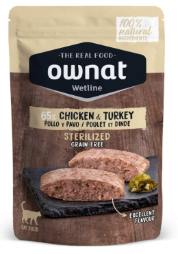 Ownat - Cat Wetline Sterilized Chicken & Turkey - KURCZAK i INDYK - 85g