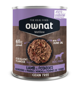 Ownat - Dog Wetline Lamb & Potatoes - JAGNIĘCINA i ZIEMNIAKI - 395g