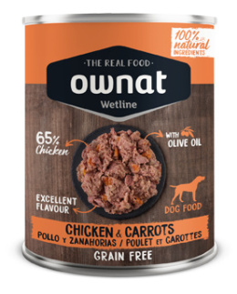 Ownat - Dog Wetline Chicken & Carrots - KURCZAK i MARCHEW - 395g