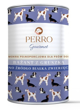 Perro - Gourmet MONO - Bażant z gruszką - 400g
