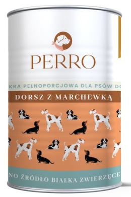 Perro - Gourmet MONO - Dorsz z marchewka - 410g
