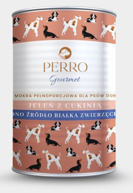 Perro - Gourmet MONO - Jeleń z cukinią - 400g