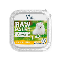 Raw Paleo - Pate Mini Puppy Turkey - INDYK - 150g