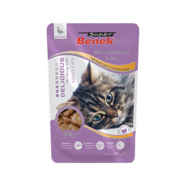 Super Benek - Adult dla kotów wybrednych - KACZKA - 100g