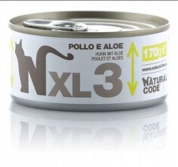 NC CAT XL3 Kurczak z Aloesem 170g