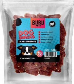 BUBU PETS kiełbaski z jagnięciny 500g