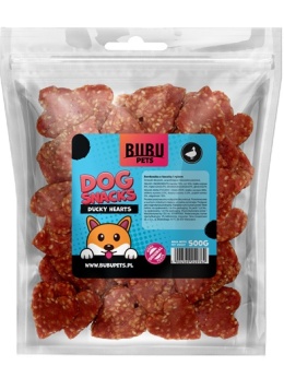 BUBU PETS serduszka z kaczką z ryżem 500g