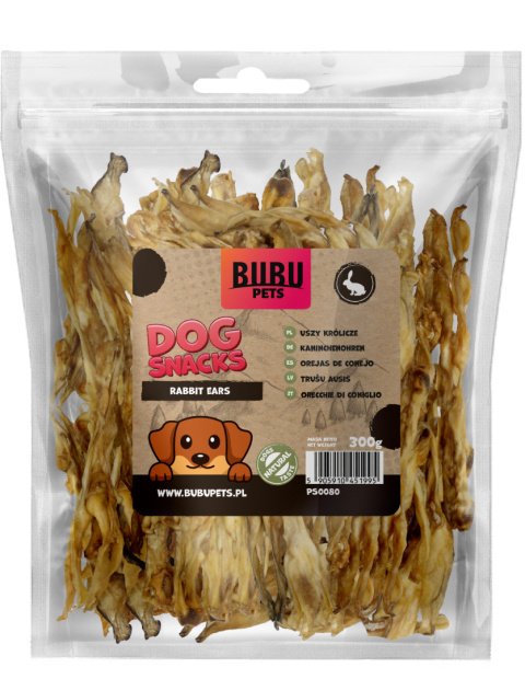 BUBU PETS USZY KRÓLICZE 300G