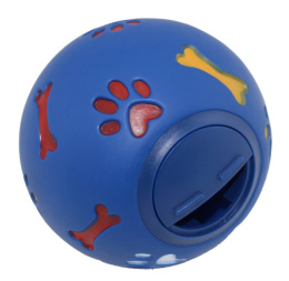 Bubu Pets - Piłka na przysmaki - Niebieska - 7,5 cm