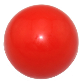 Bubu Pets - Gumowa twarda czerwona piłka o zapachu wanilii - 5cm