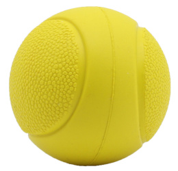 Bubu Pets - Gumowa żółta piłka o zapachu wanilii - 4,5cm