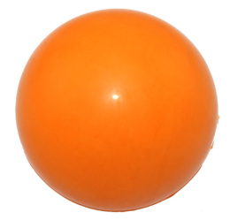 Bubu Pets - Gumowa twarda pomarańczowa piłka o zapachu wanilii - 5cm