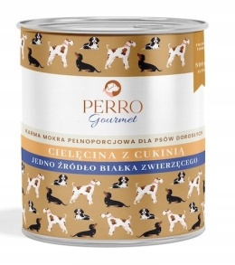 Perro Cielęcina z Cukinią 800g