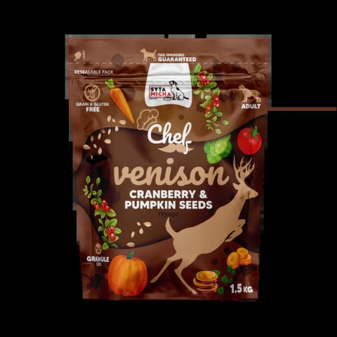 Karma Sucha Chef Dziczyzna 1,5kg