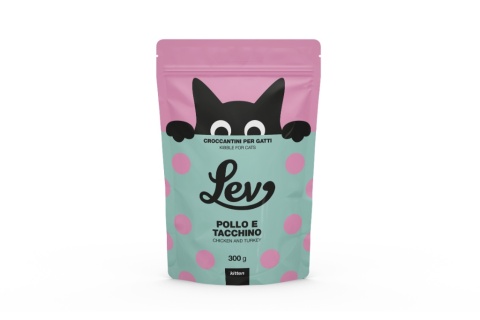 Karma Sucha Lev Kitten Kurczak z Indykiem 300g