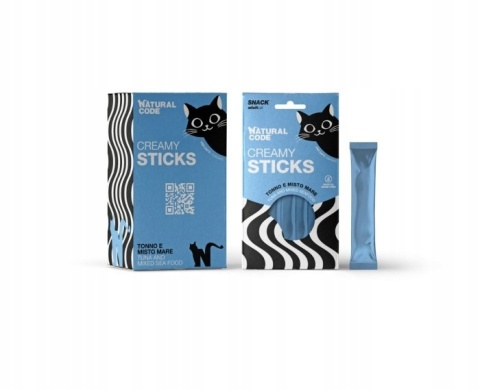 NC CAT SNACK CREAMY 4X14G TUNA SEAFOOD