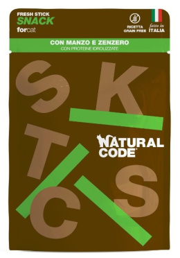 Natural Code - Sticks - WOŁOWINA - 3x5g