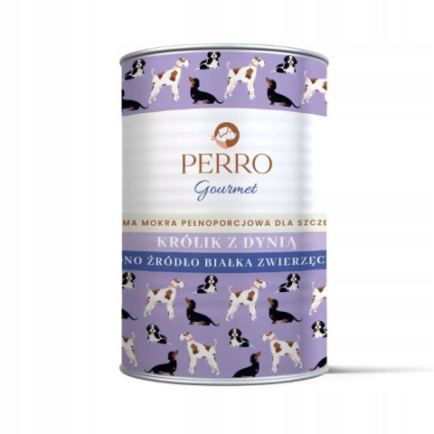 Perro Junior Królik z Dynią 400g Perro Junior Królik z Dynią 400g