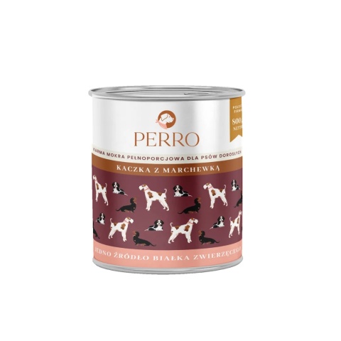 Perro - Monobiałkowa Adult - Kaczka z Marchewką - 800g