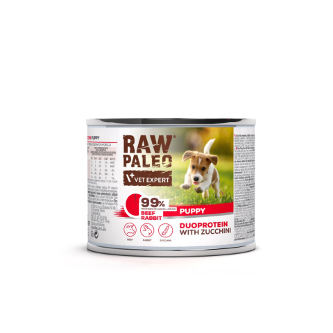 RAW PALEO BEEF RABBIT PUPPY 200G