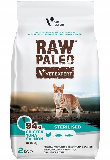 Raw Paleo Sterilised Cat 2 kg