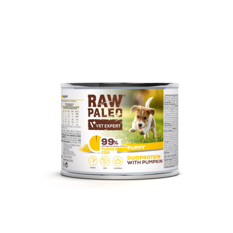 RAW PALEO TURKEY COD PUPPY 200G