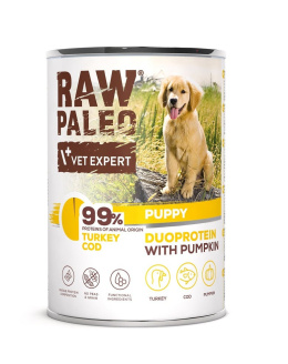 Raw Paleo Turkey Cod Puppy 400g