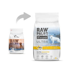 Raw Paleo Ultra M/L Indyk Adult 2 kg
