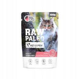 Raw Paleo Sterilised Monoproteina Wieprzowina 100g