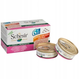 SCHESIR M-pak Fileciki Kurczak z Szynką w galaretce 6x50g