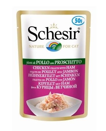 Schesir Filet Kurczaka z Szynką 50 g Schesir Filet Kurczaka z Szynką 50 g