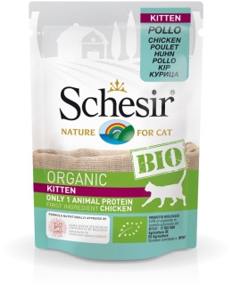 Schesir BIO - Kurczak dla kociąt 85g