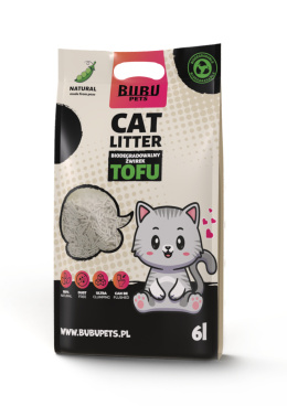 Żwirek biodegradowalny Tofu - NATURALNY- 2,5kg / 6L